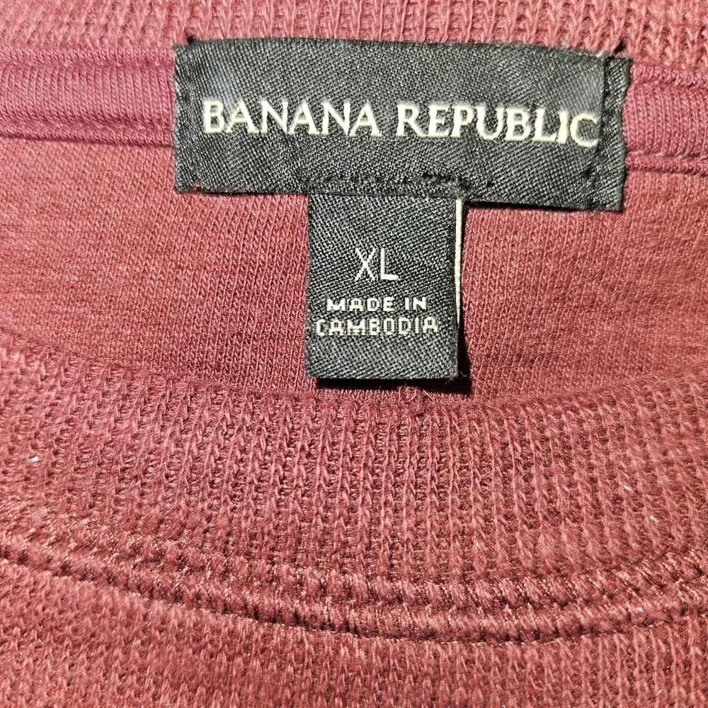 Banana Republic Mens Long Sleeve Top Size Xl